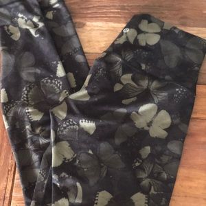 Lululemon athletica butterfly leggings 10